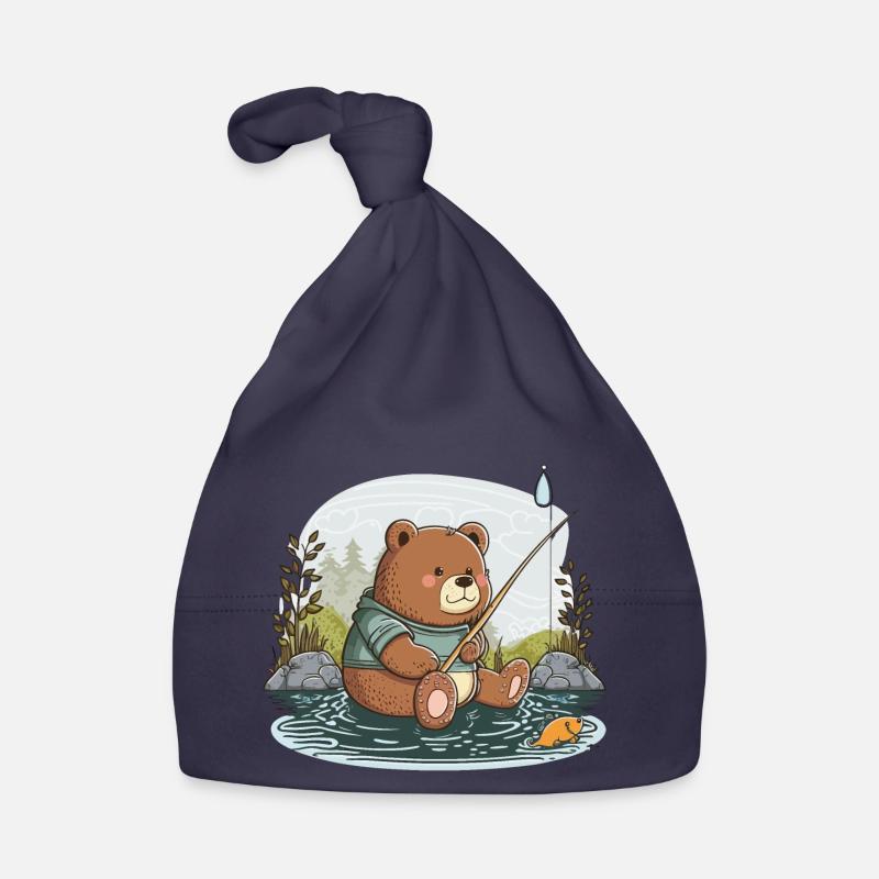 Ours de pêche Bonnet bio Bébé