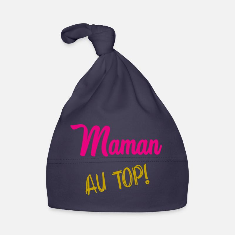 MAMAN - Bonnet bio Bébé - marine