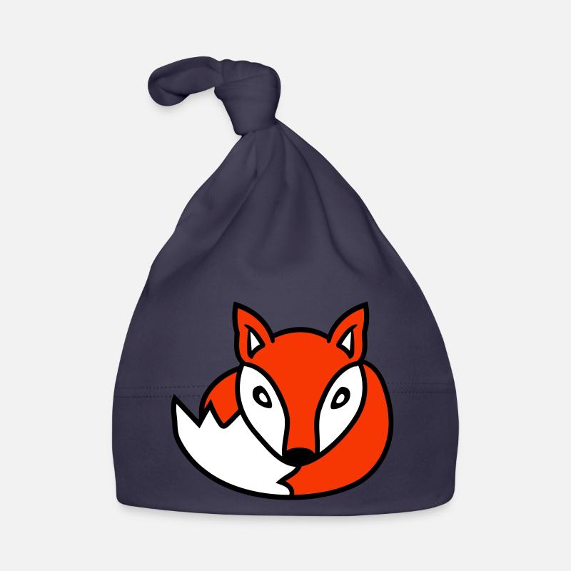 Fuchs Rotfuchs Wildes Tier Schlauer Wald Bewohner Baby Bio-Mütze