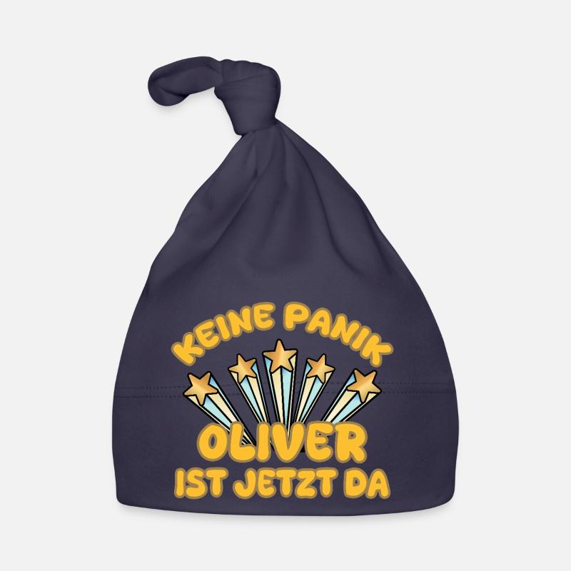 Oliver as a first name Organic Baby Cap