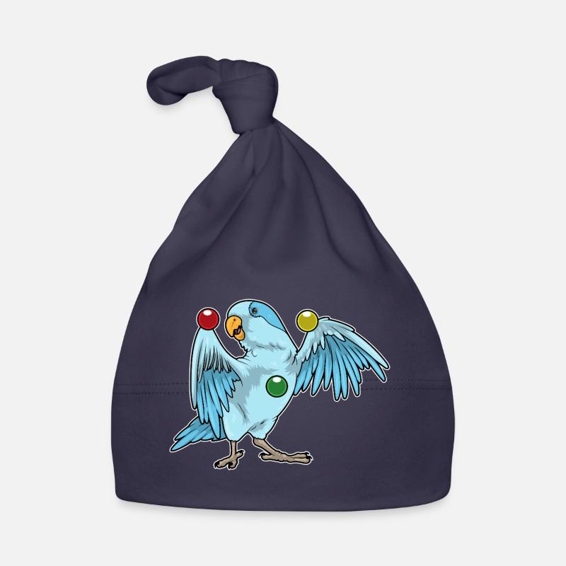 Parrot juggler juggling Organic Baby Cap