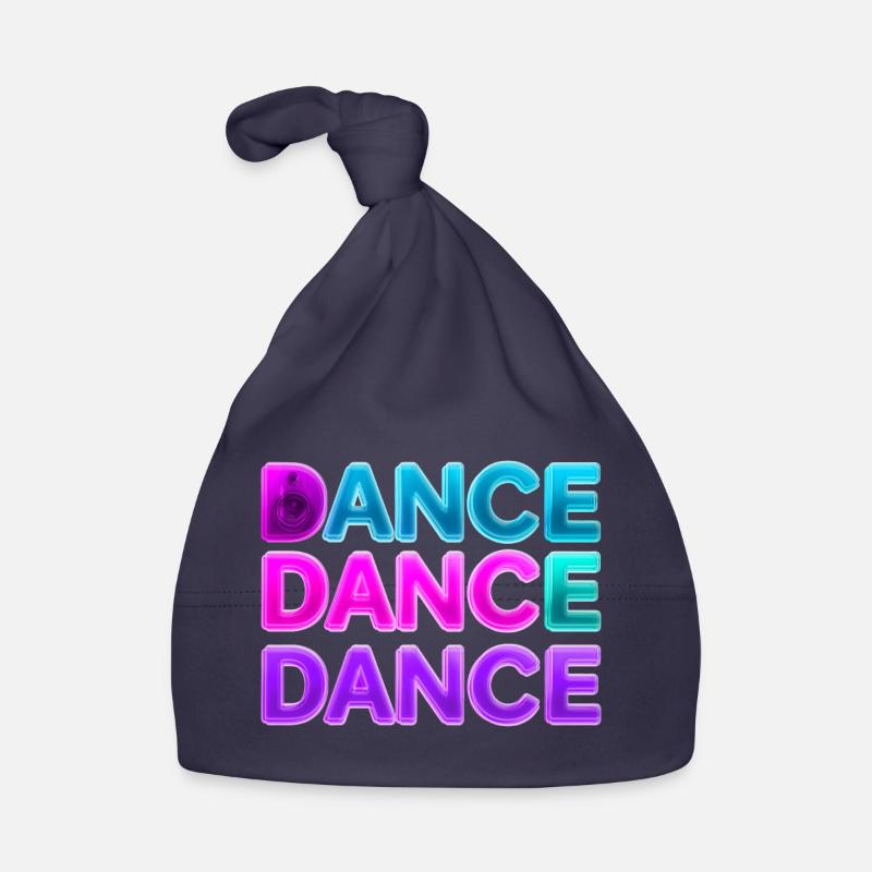 DANCE DANCE DANCE – Neon 80s mit Boxen Baby Bio-Mütze