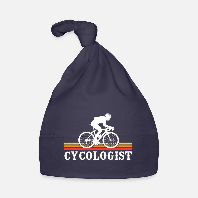 Cyclisme cycologue - Bonnet bio Bébé - marine