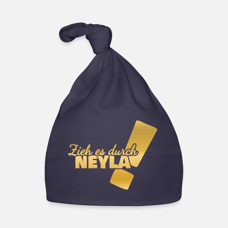 First name Neyla Organic Baby Cap