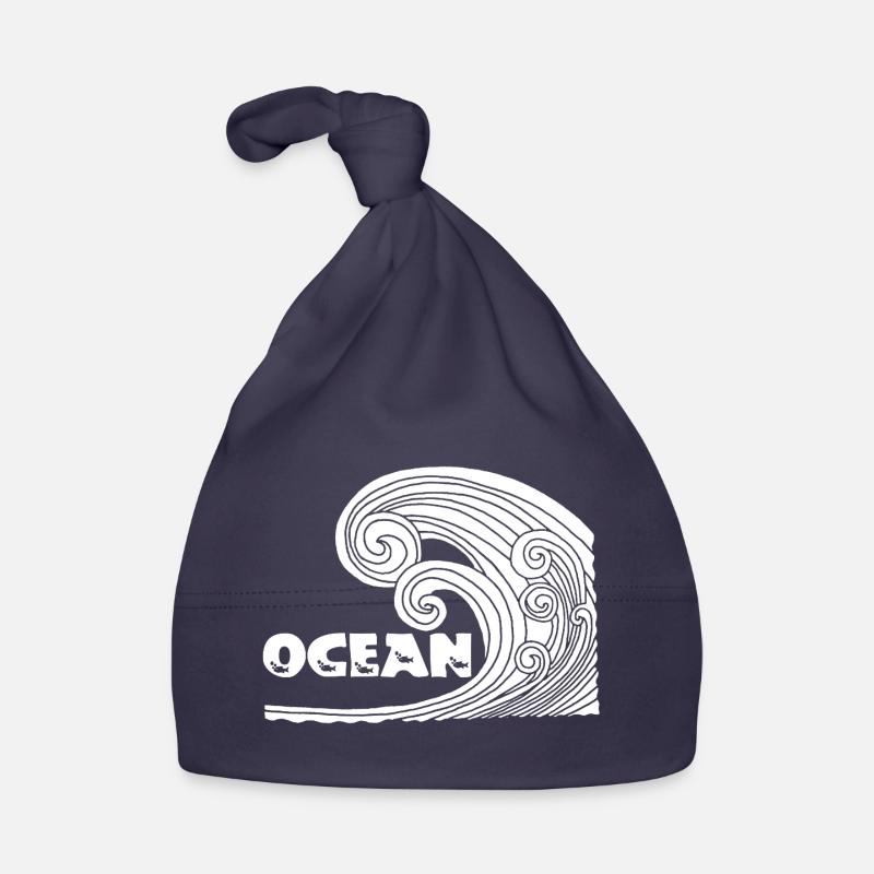 La vague blanche Bonnet bio Bébé