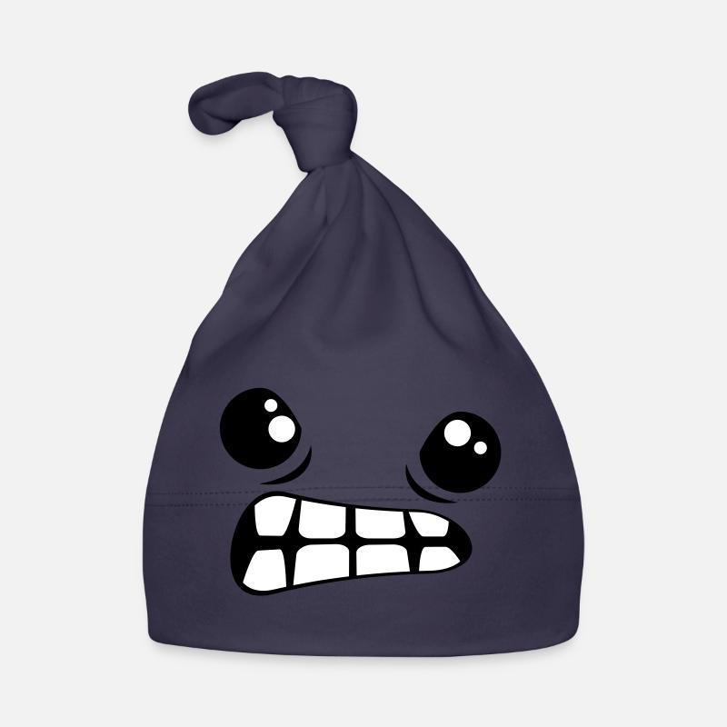 Look Evil Comic - Organic Baby Cap - navy