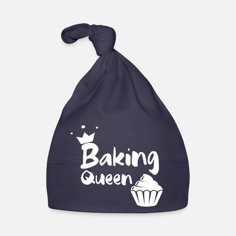 Baking Queen funny humor cupcake gift Organic Baby Cap
