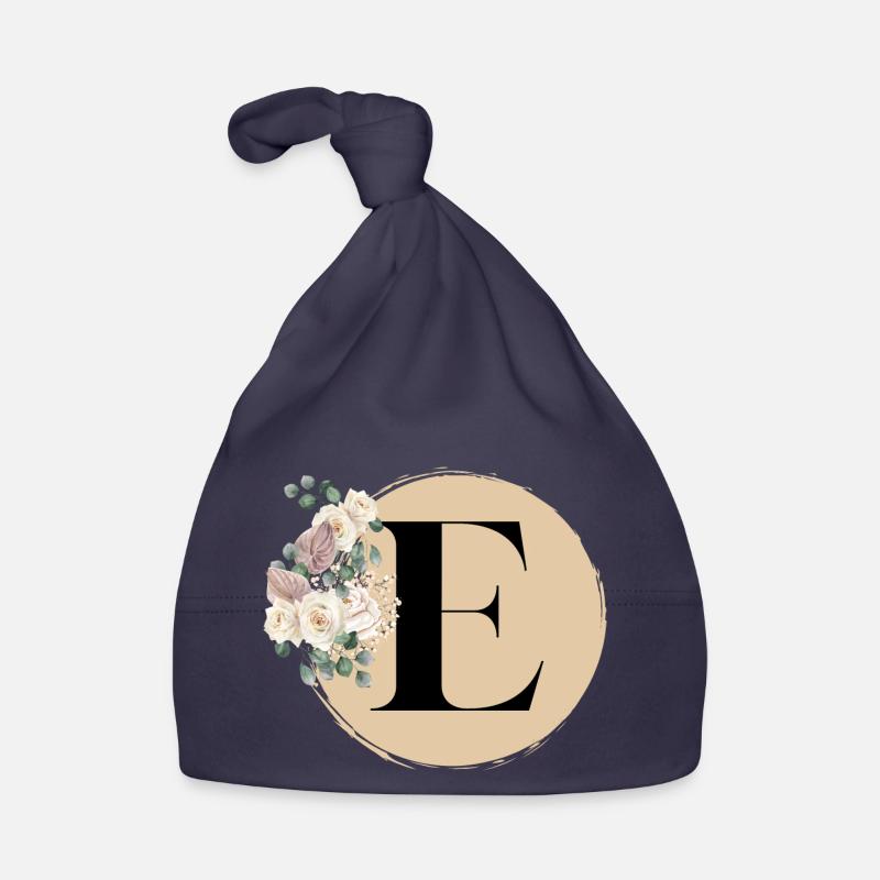 lettre E Bonnet bio Bébé