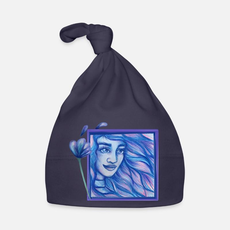 Déesse du vent Bleu Bonnet bio Bébé