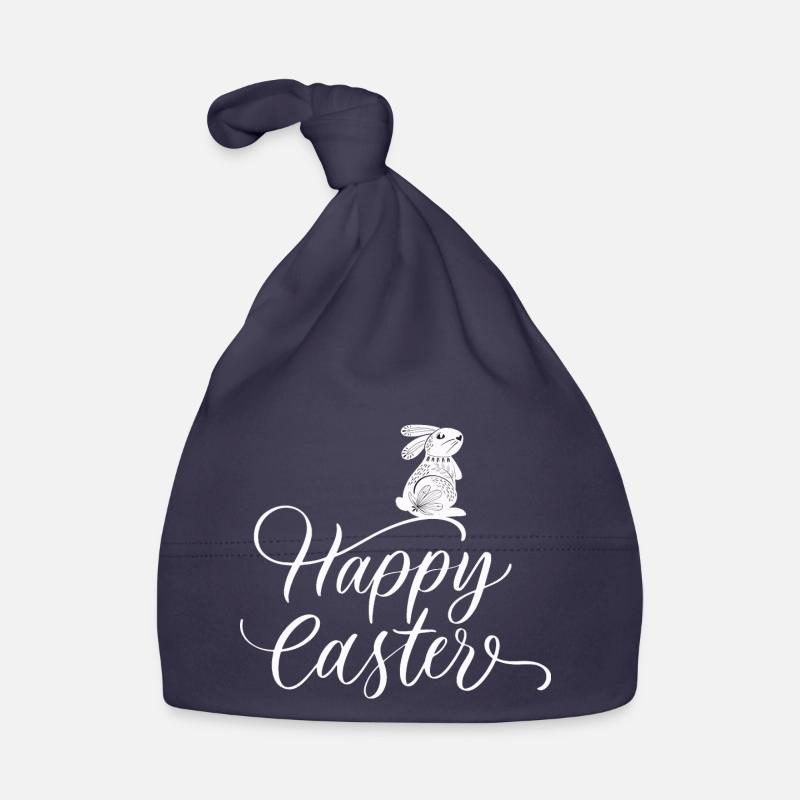 Happy Easter, Funny Easter Rabbit, Easter Hunting Baby Bio-Mütze