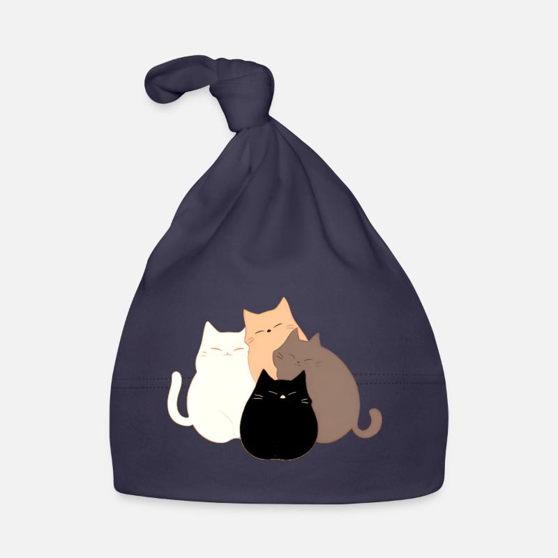 4 Chats Bonnet bio Bébé