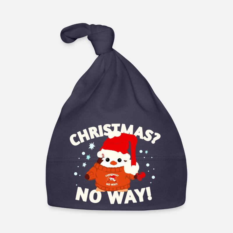 Drôle de pingouin de Noël Bonnet bio Bébé