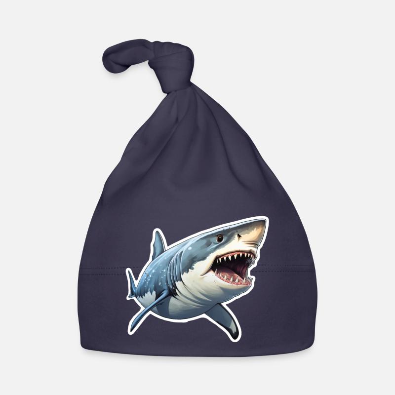 Shark Organic Baby Cap