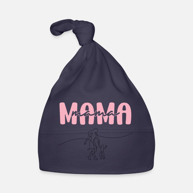 Lettrage Mama Rose Bonnet bio Bébé