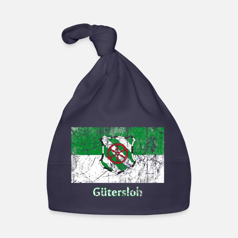 drapeau Guetersloh Stadtfahne ville drapeau drapeau Bonnet bio Bébé