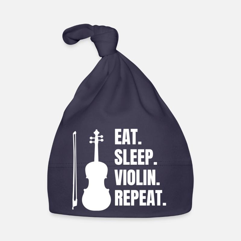 Violin Music Violin Player Violin Orchestra Organic Baby Cap
