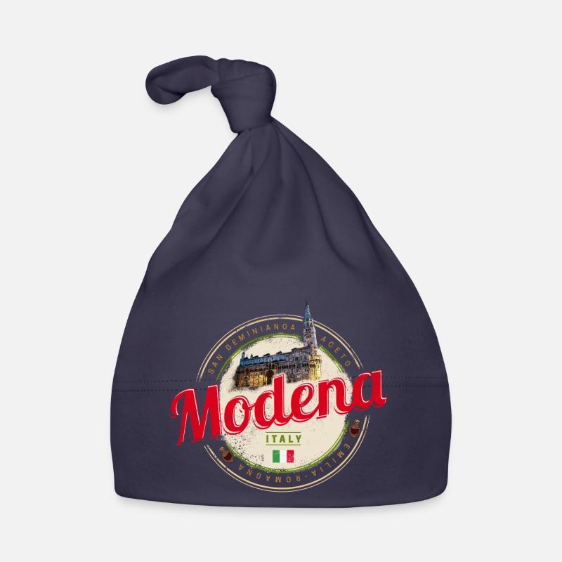 Modena Emilia-Romagna Balsamic Design Italy Organic Baby Cap