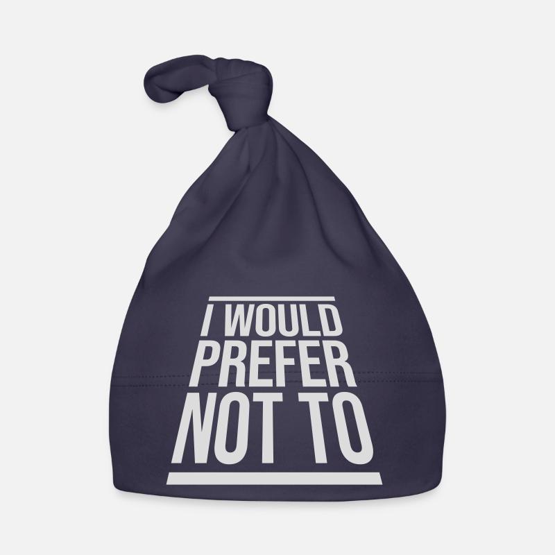 Je préfère ne pas Bonnet bio Bébé