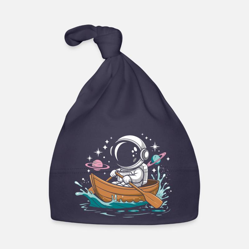 Ein Astronaut, Boot, Paddelboot Baby Bio-Mütze