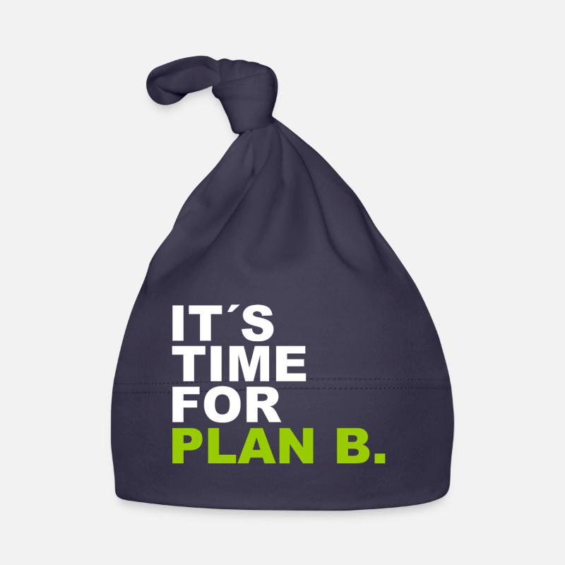 It´s Time for Plan B. Baby Bio-Mütze