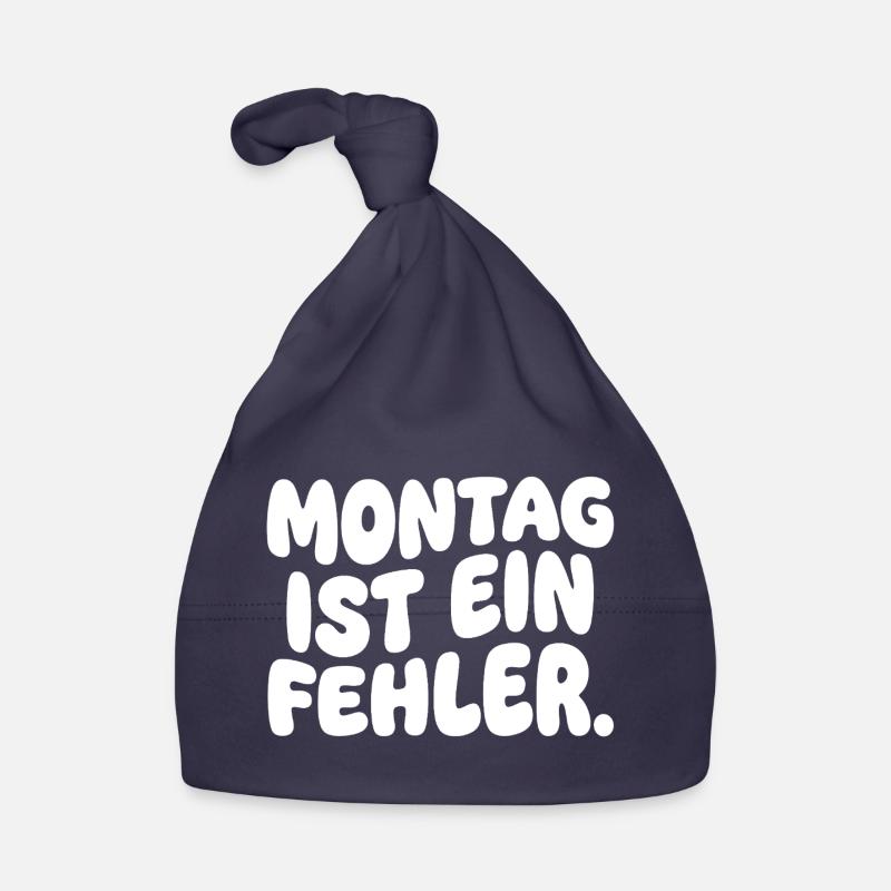 Montag Ist Ein Fehler Baby Bio-Mütze