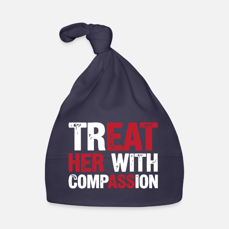 Traitez-la avec compassion Bonnet bio Bébé