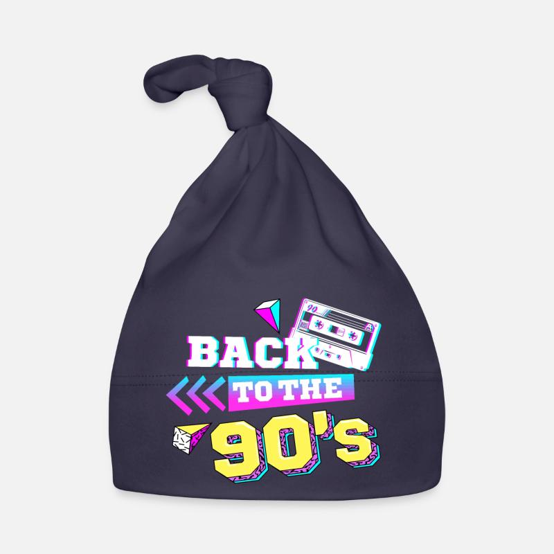 Back to the 90s années 90 Retro - Bonnet bio Bébé - marine