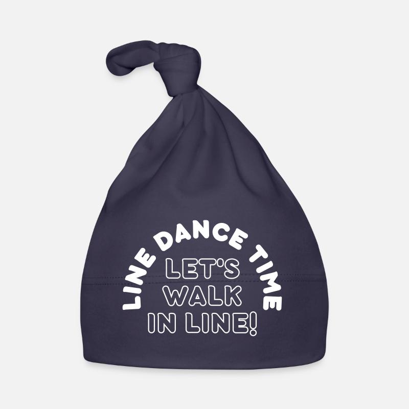 Geschenk: Line Dance Time - Let's walk in Line Baby Bio-Mütze
