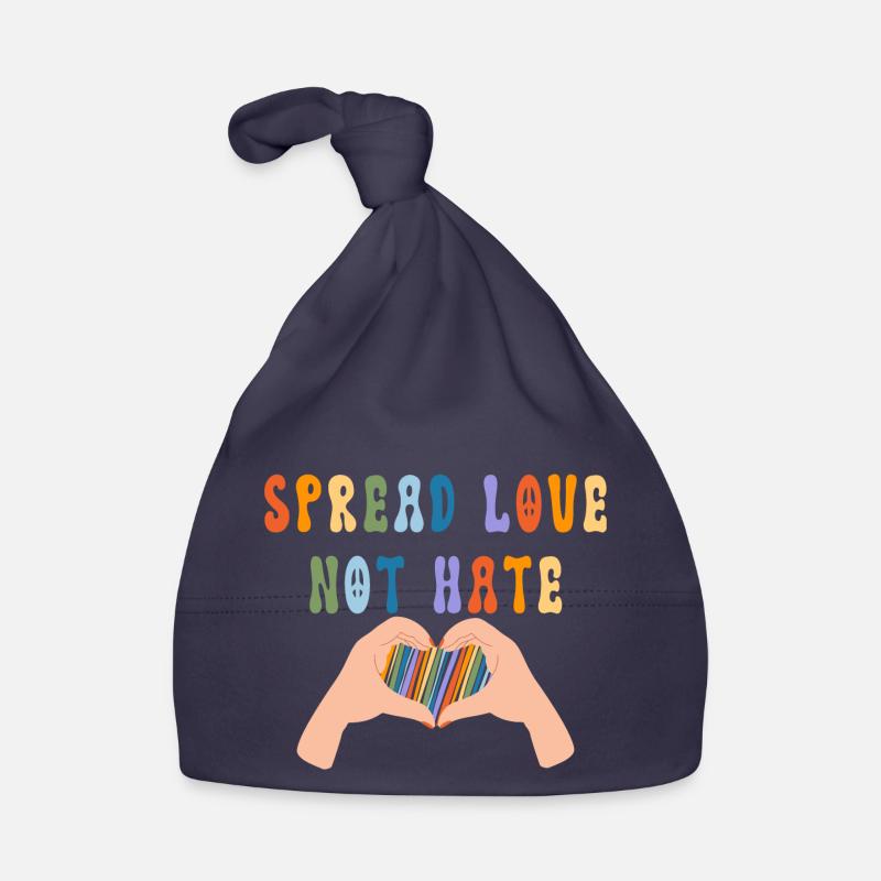 Spread Love Not Hate Organic Baby Cap