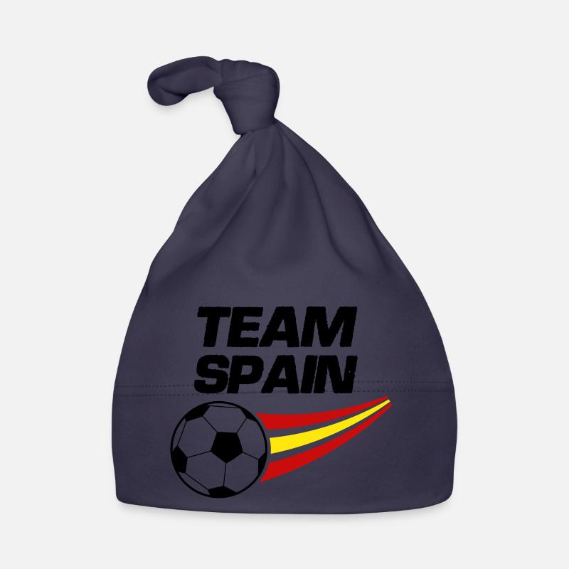 Team Spain Soccer Organic Baby Cap
