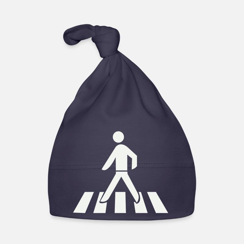 Crossing the zebra crossing Organic Baby Cap