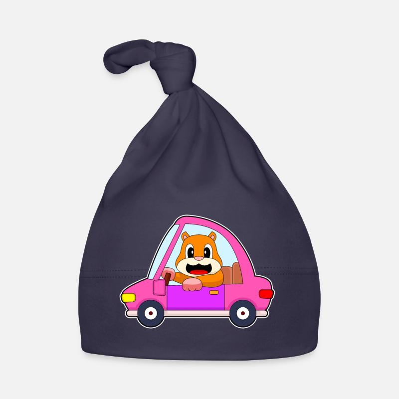 Hamster Car Organic Baby Cap