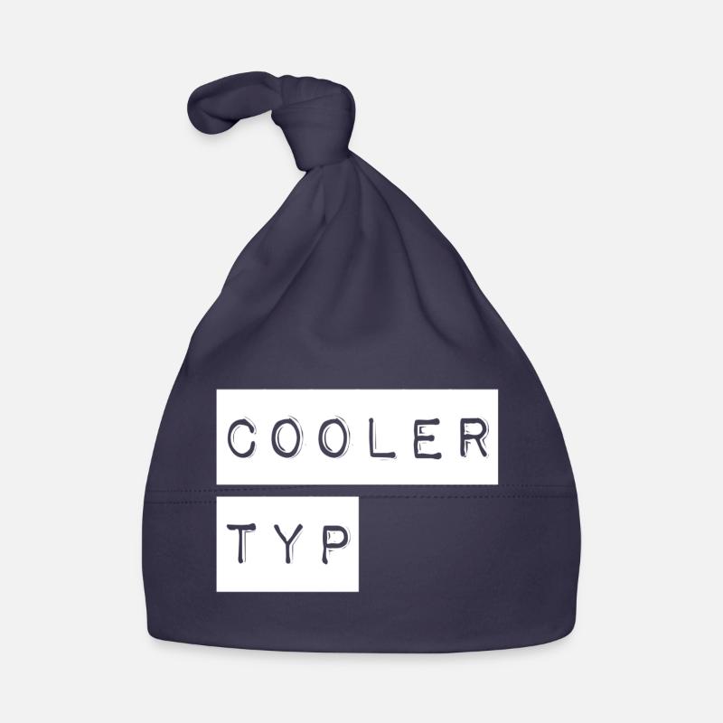 So sieht ein cooler Typ aus Baby Bio-Mütze