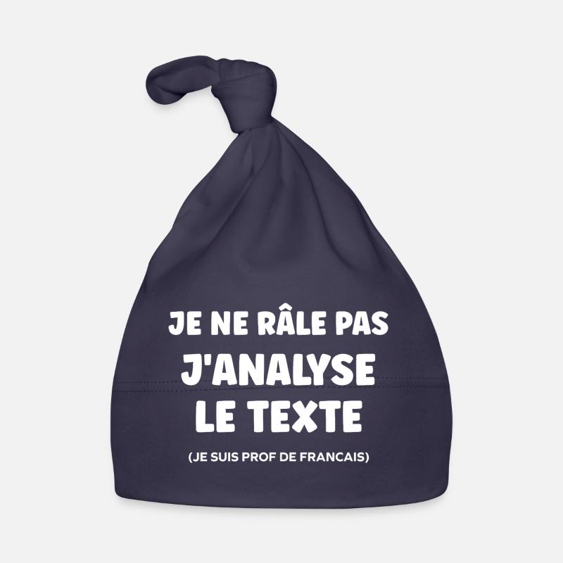 Prof de Français Bonnet bio Bébé