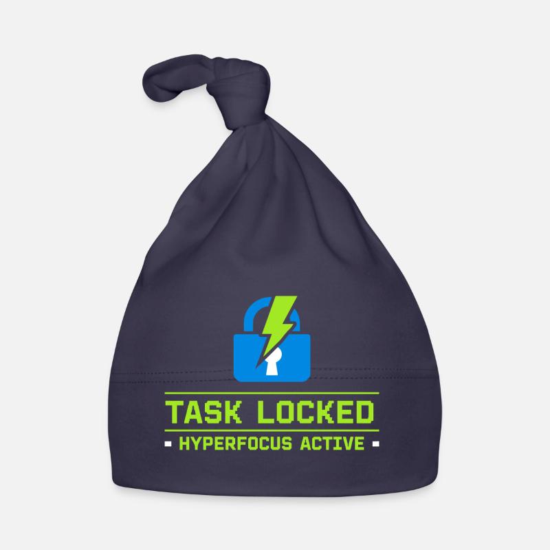 Adhd hyperfocus mode Adhd humor Neurodivergent Organic Baby Cap