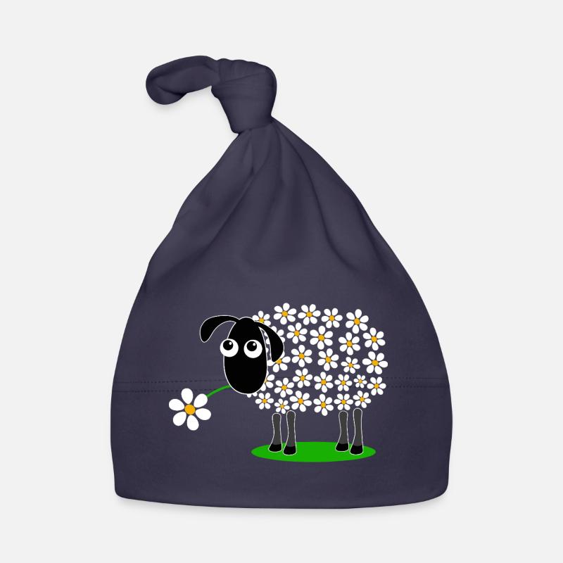 Daisy Parade Sheep Cartoon Organic Baby Cap