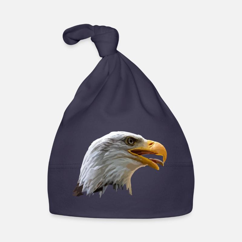 bald eagle Organic Baby Cap