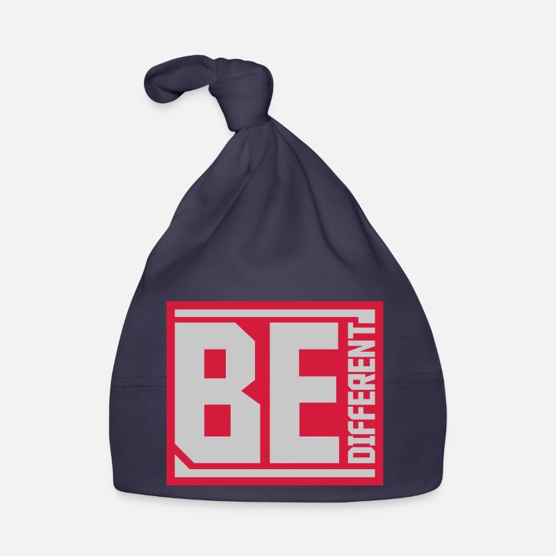 Soyez différent Logo Design Bonnet bio Bébé