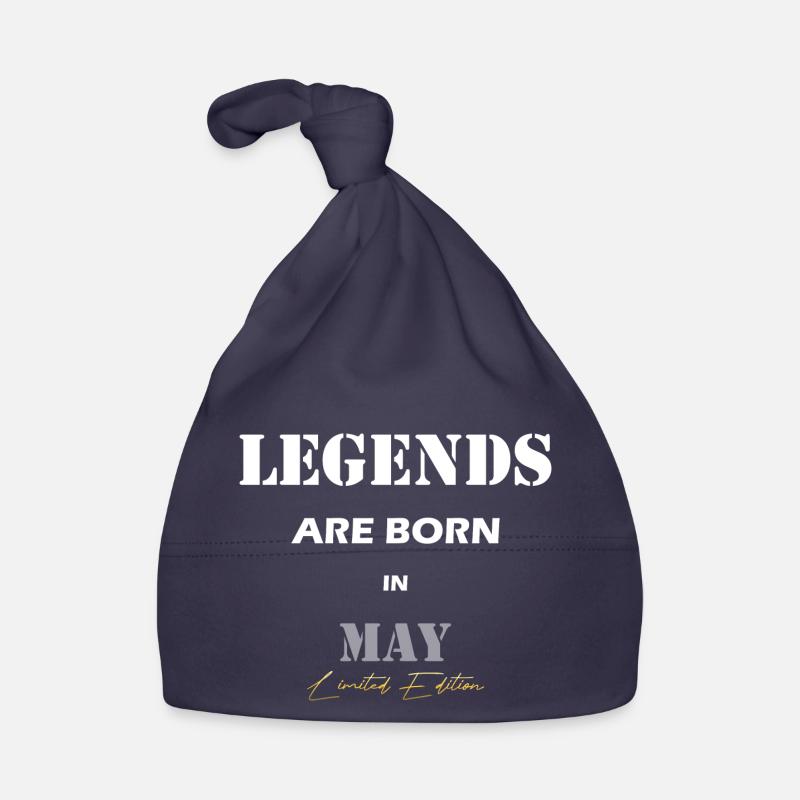 May Legends Gift white Organic Baby Cap