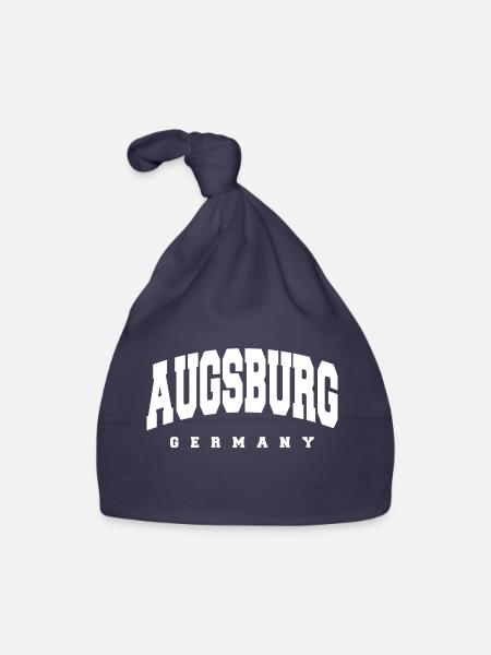 Augsburg - Baby Bio-Mütze - Navy - Vorne