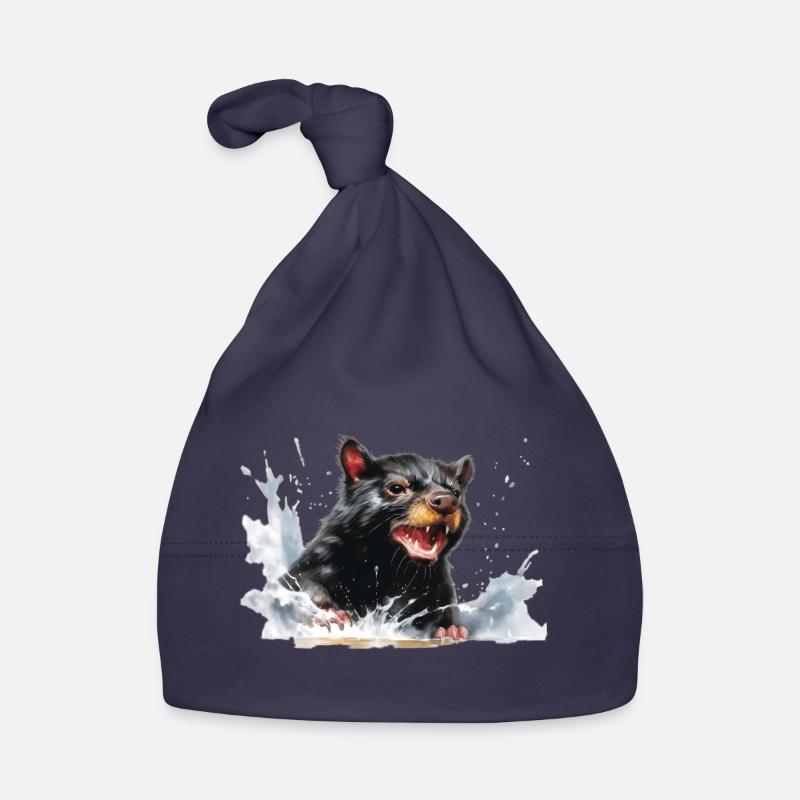 Diable de Tasmanie dans l’eau Bonnet bio Bébé