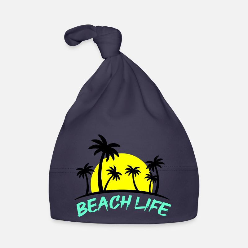 La vie à la plage Bonnet bio Bébé
