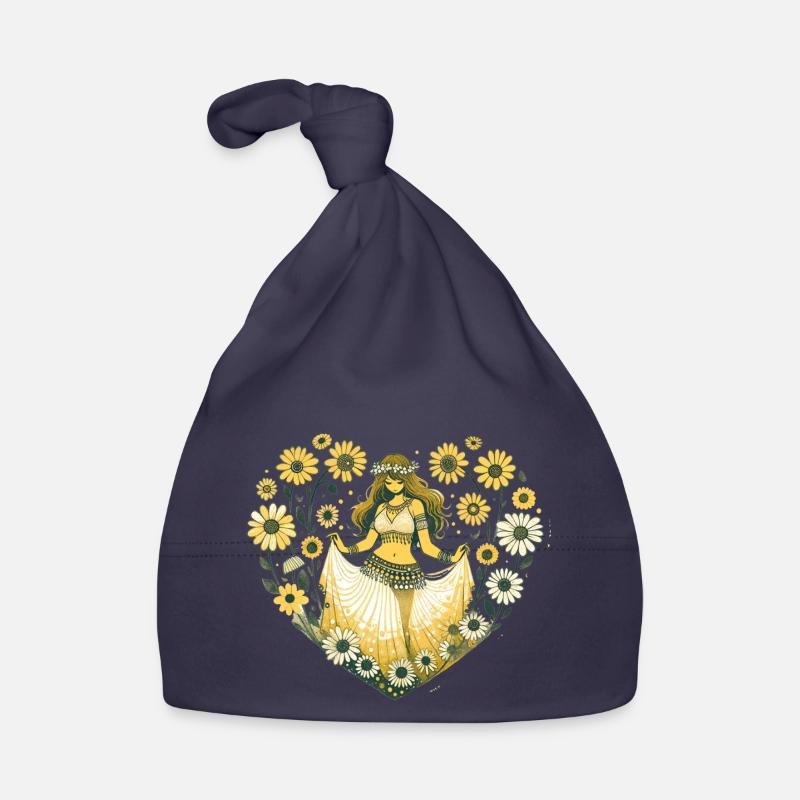 Belly Dancer Daisy Organic Baby Cap