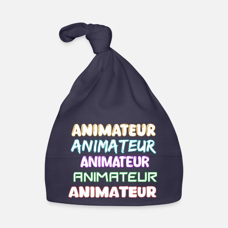 Animateur als Job Baby Bio-Mütze