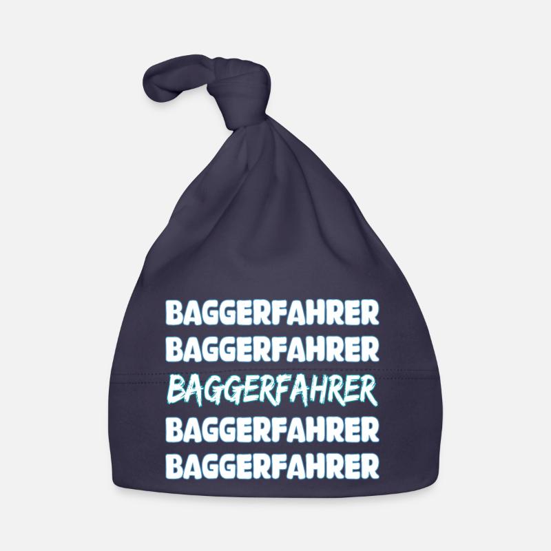Job Baggerfahrer Baby Bio-Mütze