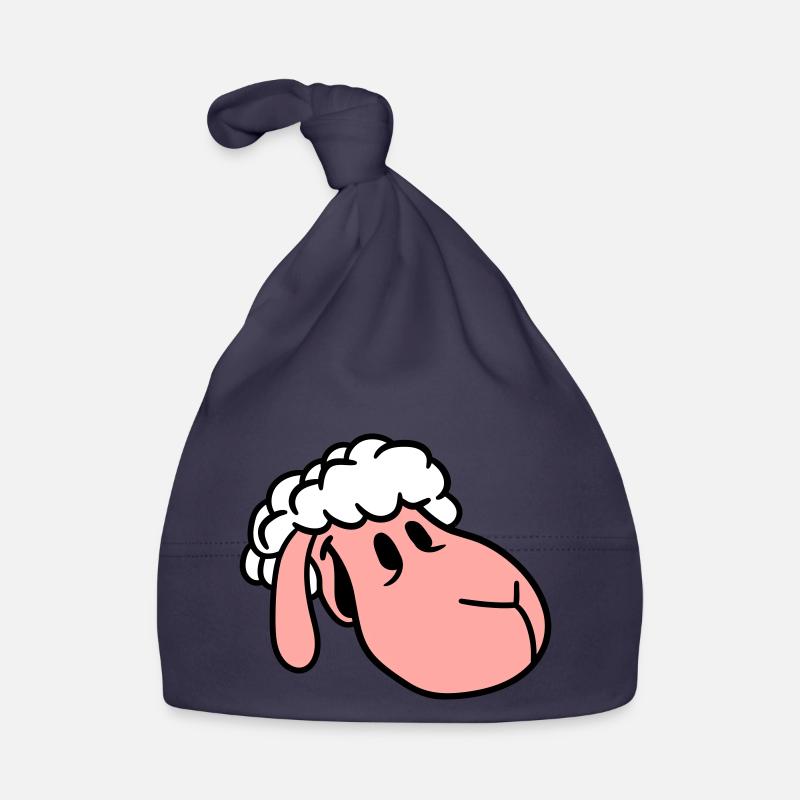 Sheep Face Head Cute Cute Lamb Cool Comic Organic Baby Cap