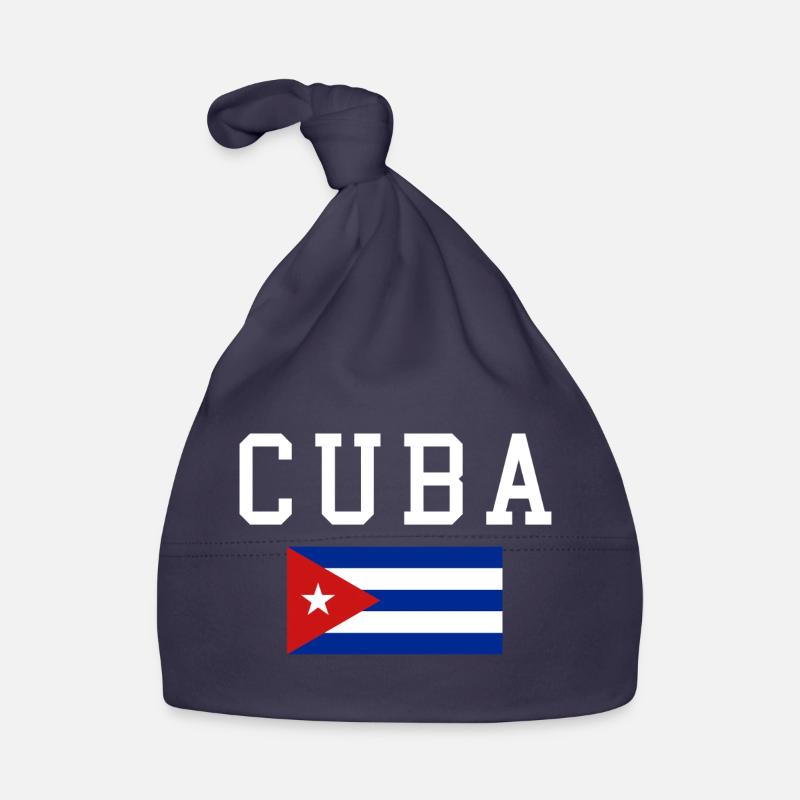 Drapeau cubain Bonnet bio Bébé