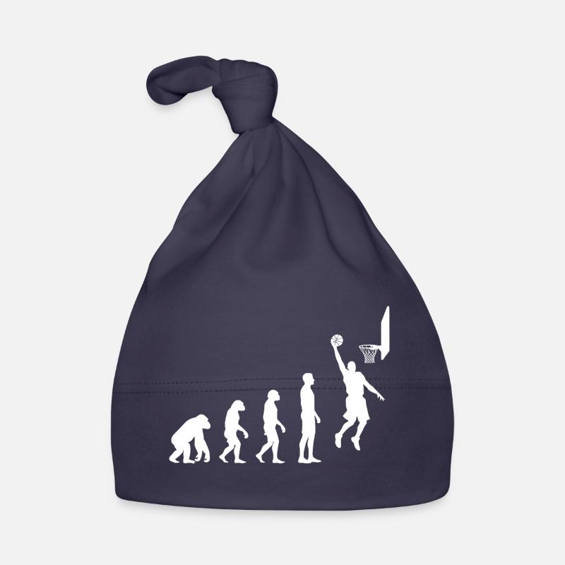 Basketball Dunk Evolution Motiv Baby Bio-Mütze