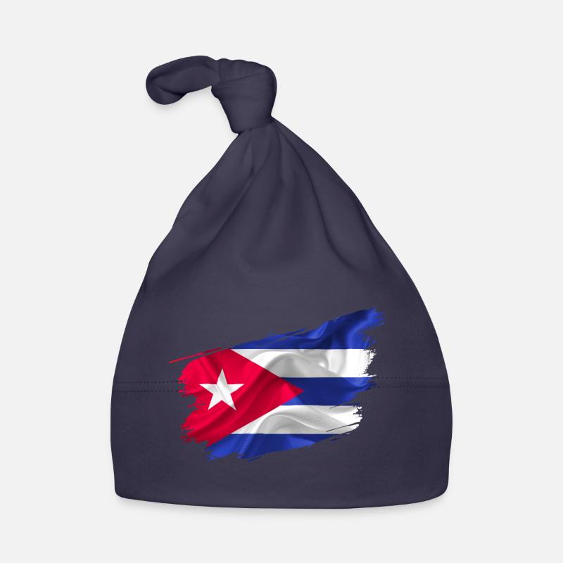 Cuba Flag Cuban Countries Flag Organic Baby Cap