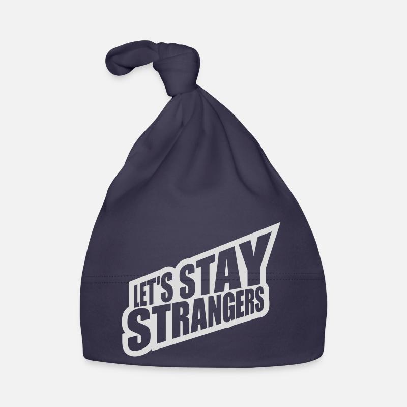 Citation Restons Strangers Bonnet bio Bébé